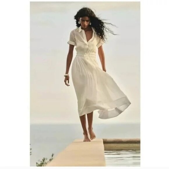J. Crew White Midi Dress - Picture 7 of 7